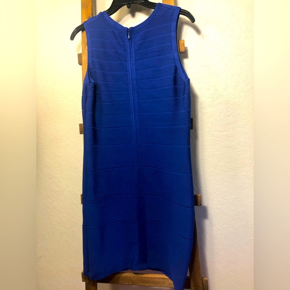 EUC-Calvin Klein Blue Dress Petite Large 💙🦋 - Picture 3 of 4